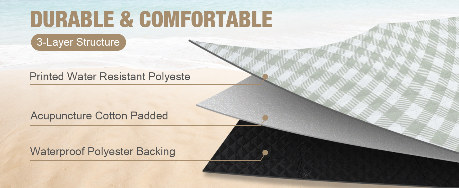 Soft and Durable with 3-Layers