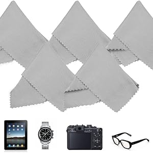 microfiber cleaning cloth reusable washable lint free soft smudge free