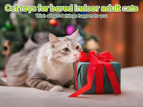 Christmas cat toy
