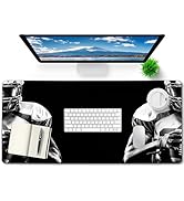 Large Gaming Mouse pad,Extended Keyboard Mouse Mat Desk pad(31.5" x 15.8" 3mm) with Non-Slip Rubb...