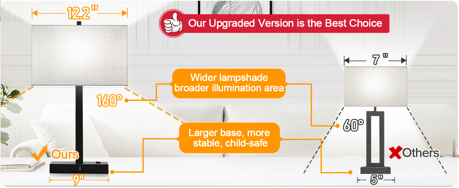Touch Control Table Lamps