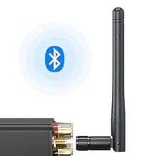 Bluetooth 5.0 Amplifier Stereo Audio Receiver 2 Channel Class D Mini Hi-Fi Integrated 