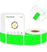 PALAIBEIQI Blank Removable Freezer Labels 1x2 inch Printable Rectangle Stickers Fluorescent Green...