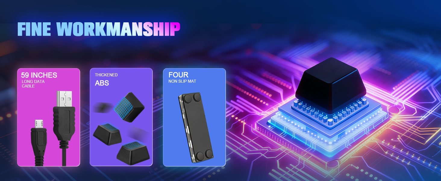 4 key mini mechanical programmable keypad keyboard cherry shaft OSU