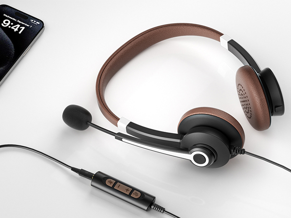 Display of ARA700 wired headset.