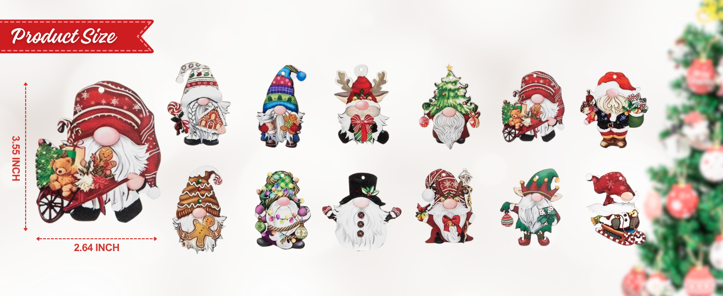 Gnomes Christmas tree Decor Ornaments