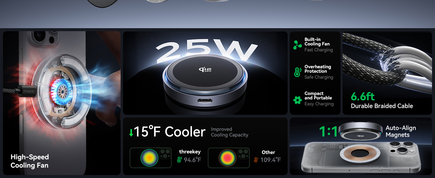 Qi2 25W Wireless Charger