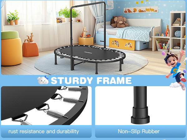 ANCHEER Double Kids Trampoline