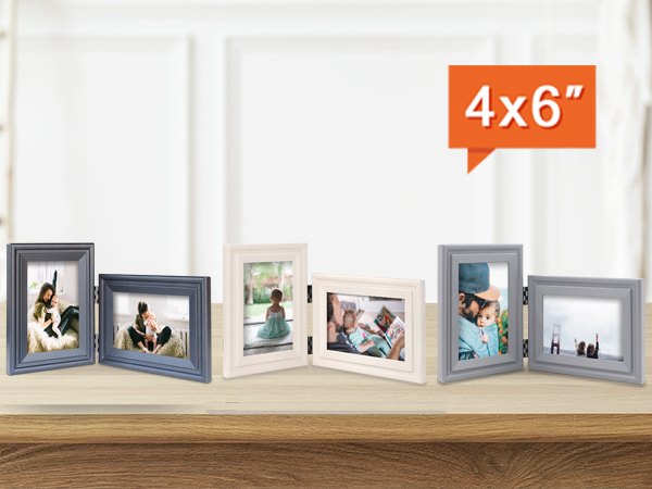 4x6 double picture frame