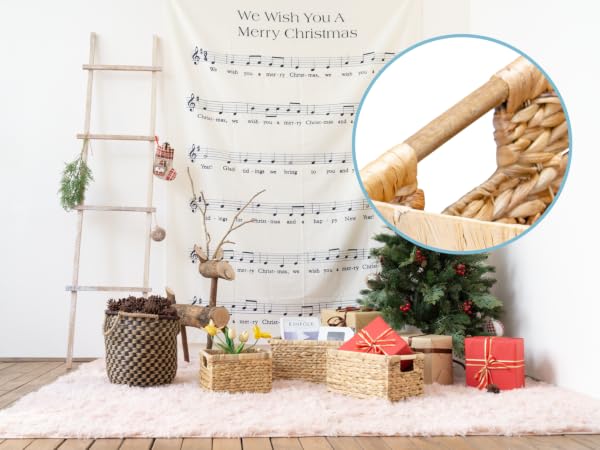 The handle is designed for storage wicker baskets