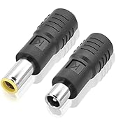 YAODHAOD DC8mm Connector 2pcs,DC7909 Male to DC8020 Female and DC7909 Female to DC8020 Male Adapt...