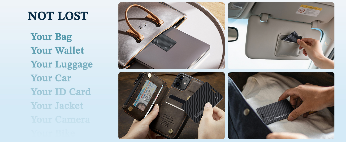 tracking card for wallet,air tag for wallet