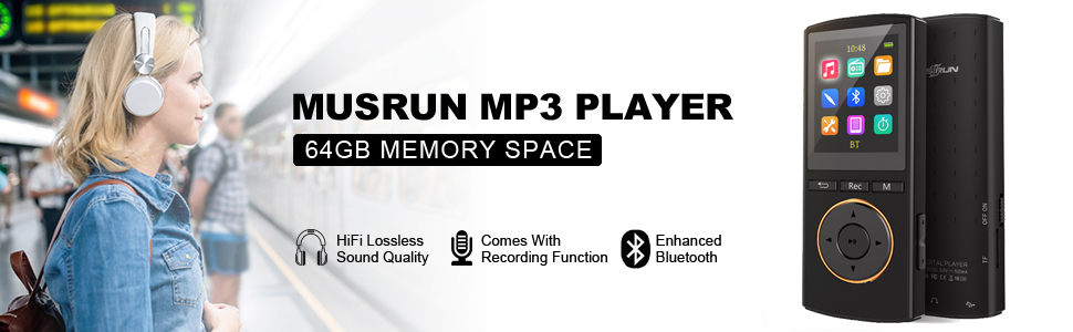 MP3 player bluetooth 64GB 