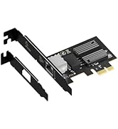 XikeStor 2.5Gb PCIe Network Card with Intel I226-V Chip, 2.5GBase-T Network Adapter NIC, PCIe 3.1...