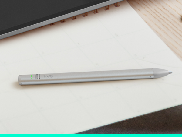 zoom of logitech crayon digital pencil for ipad