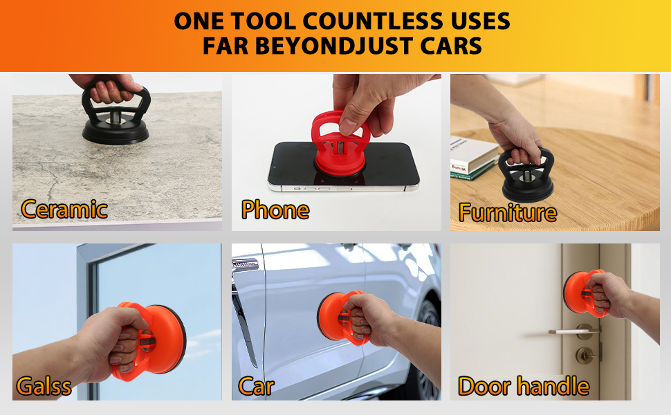 Dent Puller,Dent Remover Tool for Car-Suction Cup Dent Puller and Paintless Dent Removal Kit