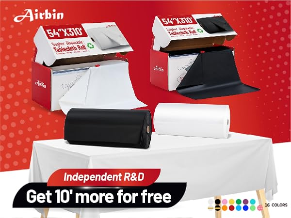 Disposable table cloth