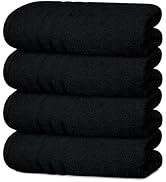 Tens Towels Pack of 4 Soft Bath Towels, 100% Cotton, 27 x 54 Inches, Lightweight &amp; Quick-Dry, Ide...