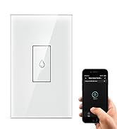 YIFAN 20A Smart WiFi Water Heater Switch, Voice Control Smart Touch Wall Switch with Timer, Smart...