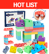ROHSCE Soft Building Blocks for Toddlers, Baby Blocks Stacking Blocks for Babies 6 Months and Up ...