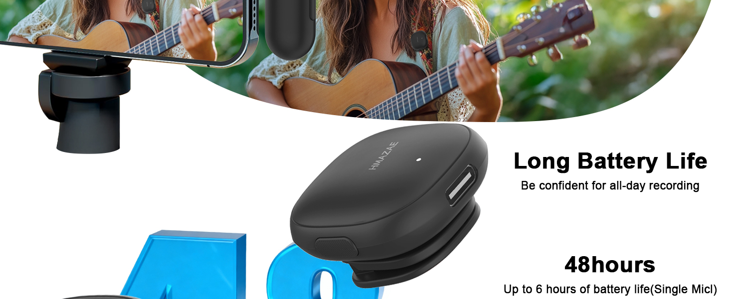 Wireless Lavalier Microphone for iPhone