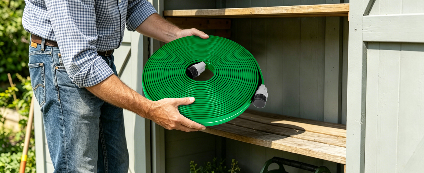 sprinkler hose with holes