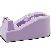 ROSEUP Desktop Tape Dispenser Heavy Duty Desk Accessories Floral Office Tape Dispensers, Weighted...
