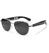 Piluyaa Smart Sunglasses with Bluetooth 5.4 for Men/Women, Auto On/Off Hall Sensor, HD Stereo Sou...