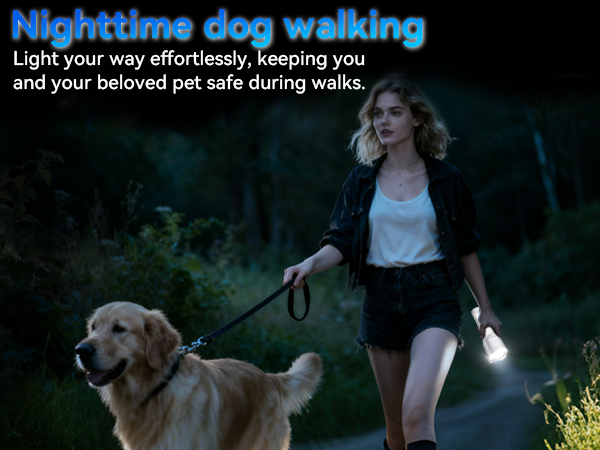 powerful flashlight for dog walking