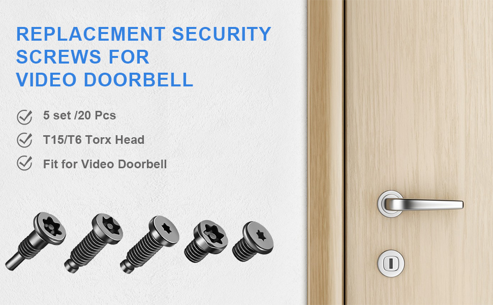 T6 T15 Security Screws Replacement