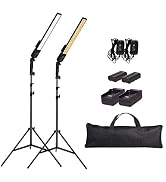 GSKAIWEN LED Video Light Battery Powered Photography Light Portable Handheld Wand,Dimmable 2800-5...
