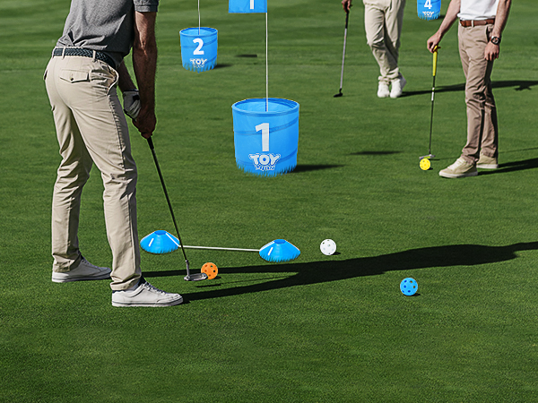 Holes Golf Practice Game Flag Chipping Outdoor Indoor Backyard Golf Game PAR 3 Golf Game Golf Gifts