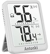 Antonki Room Thermometer Small Hygrometer Indoor, Home Humidity Gauge, Digital Temperature and Hu...
