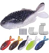 Bluegill-Swim-Bait-Soft-Plastic-Swimbaits-Small-Bluegill-Sunfish-Weedless-Swimbait-Fishing-Lures-...