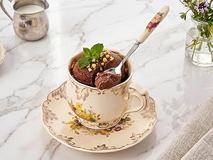 As a dessert spoon