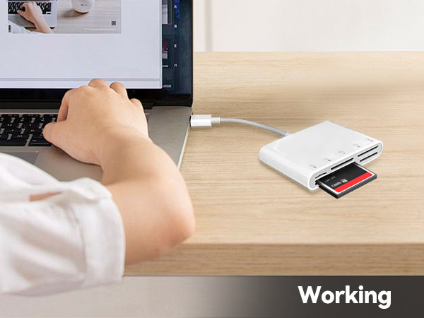 SD Card Reader, USB-C Memory Card Reader