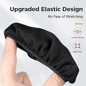 Highly Stretchable Ear Pad Protector ,Durable Sweatproof Dustproof Ear Pad Sleeve