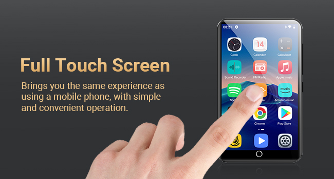 MP3 Player with Bluetooth and WiFi