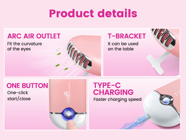 Mini Portable Eyelash Blower Fan