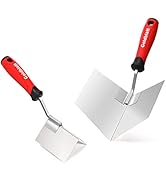 Goldblatt 2 Piece Drywall Corner Tool Set, 5'' Outside Corner Knife &amp; 3-1/2'' Inside Corner Knife...