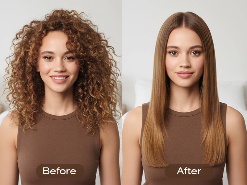 Steam Hair Straightener
