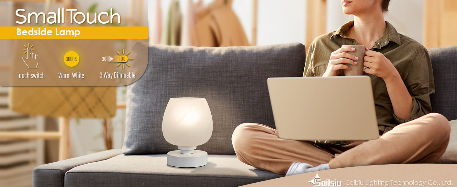 Touch bedside lamp