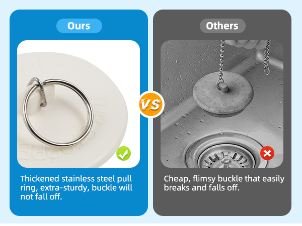 drain plug with pull ring for bathtub