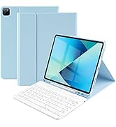 TaIYanG iPad 12.9 Pro Case with Keyboard, Keyboard Case for iPad Pro 6th Generation 2022, Detacha...
