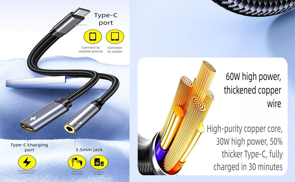 headphone jack to usb c