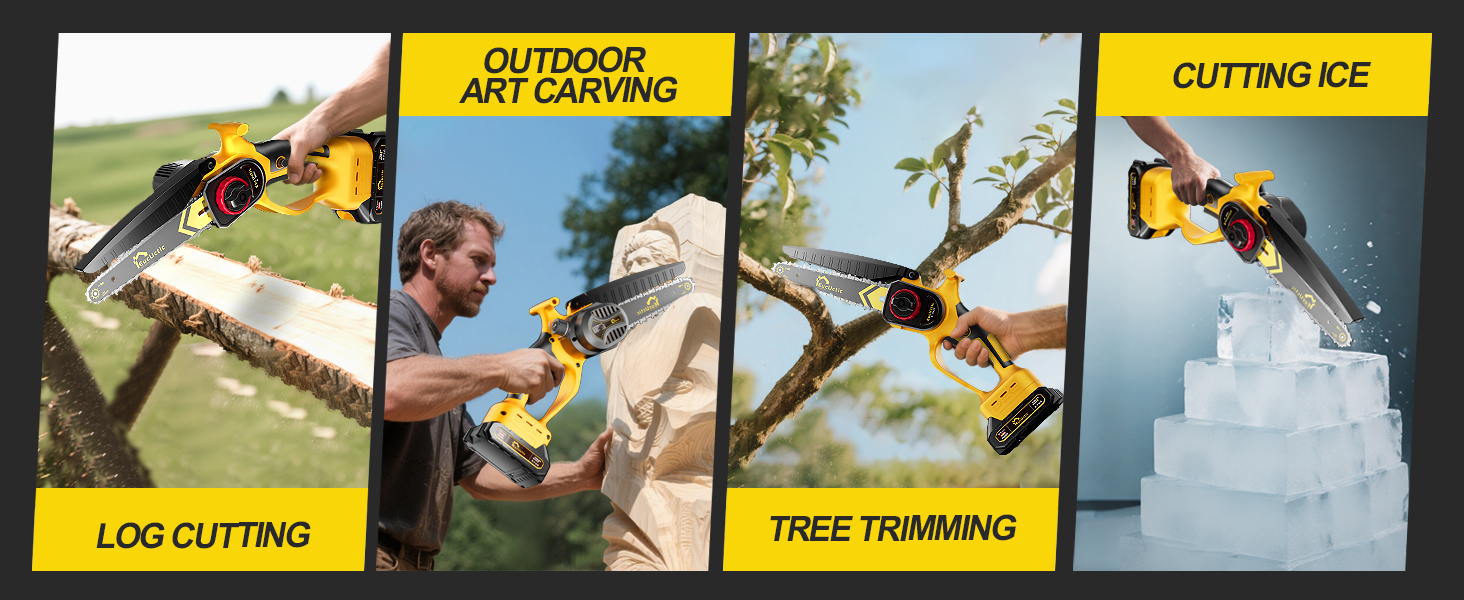 hand chainsaw battery powered electric wood saw electric chain saws for cutting wood cordless