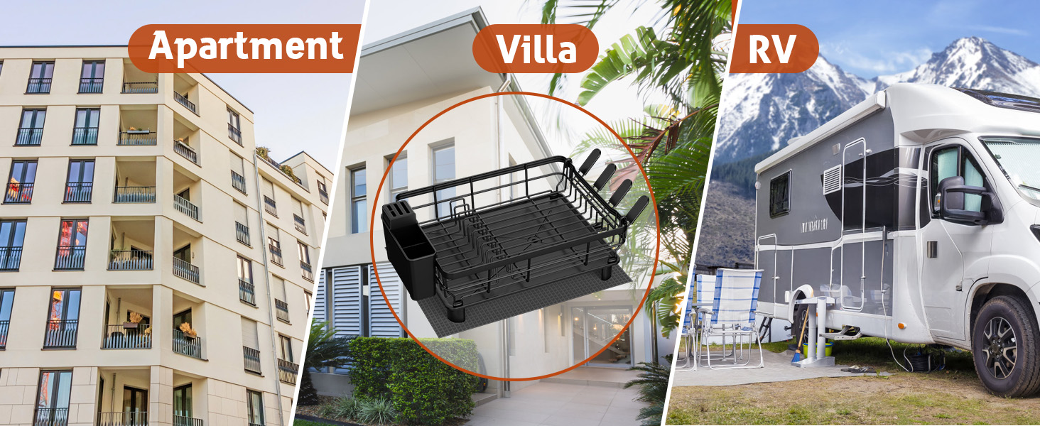 dish racks for kitchen counter