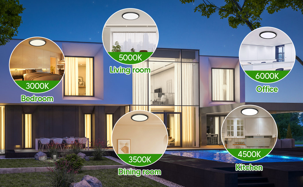 12 inch flush mount ceiling light