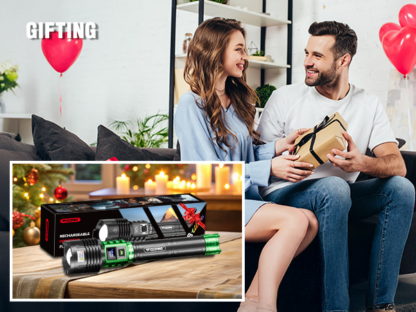 led flashlight rechargeable