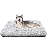 Extra Large Dog Bed Deluxe Plush, Washable Big Dog Beds, Indestructible Dog Crate Pad, Anti-Slip ...